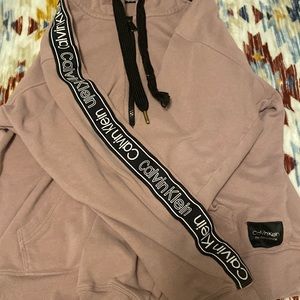 pink purple calvin klein jacket